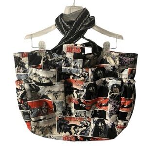 The Walking Dead Comic Strip Tote Bag, Only Carried 1 or 2X, Handcrafted